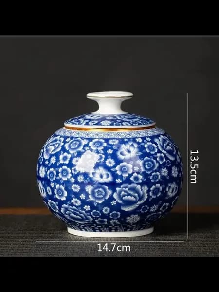 Керамическая чайная канистра