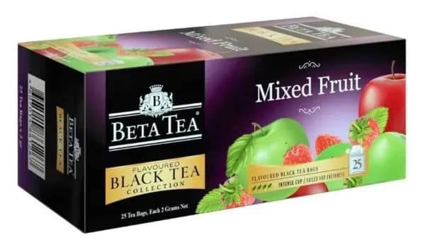 Beta Tea Чай черный Мультифруктовый, 25 пакетиков, 50 г