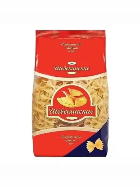 Макаронные изделия Шебекинские № 400 Бабочки 350 г