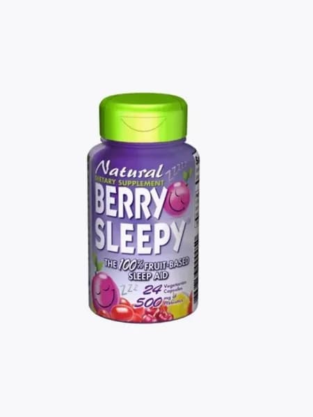Natural Berry Sleepy The 100% fruit-based sleep aid, Натуральное снотворное, 24 капсулы