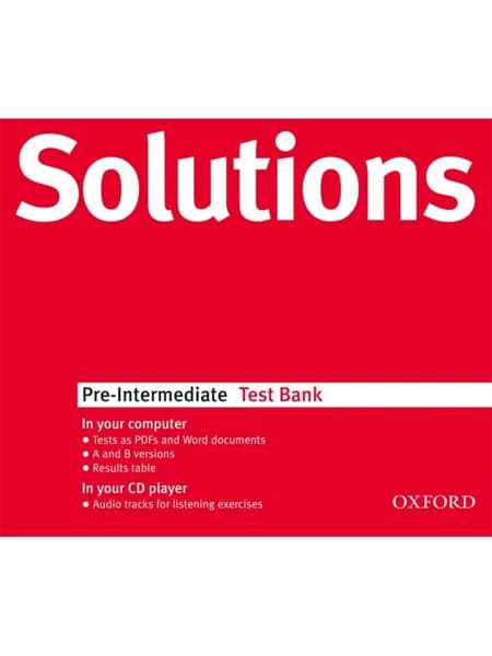 Solutions Pre-Intermediate Test MultiROM