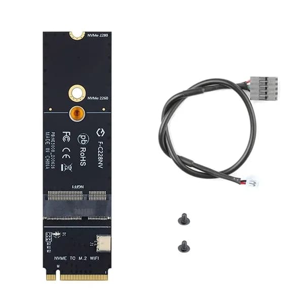Адаптер M2Wireless NGFF, конвертирующий Mключ в разъем AE для популярной WiFiсети, качественно произведен.