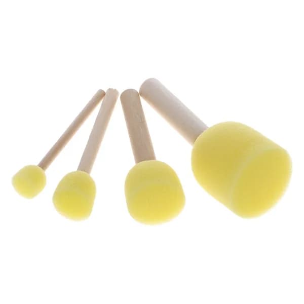 Кисть для рисования Плоская №1, 1 шт.