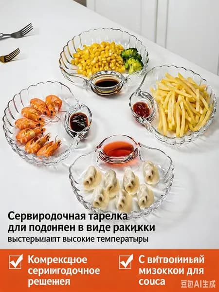 Фруктовница, диаметр 19 см, 5 шт