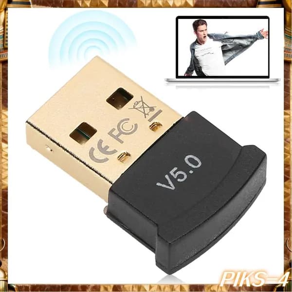 Bluetooth 5.0 Приемник, Портативный и Легкий Аудио Адаптер, для ТВ и ПК