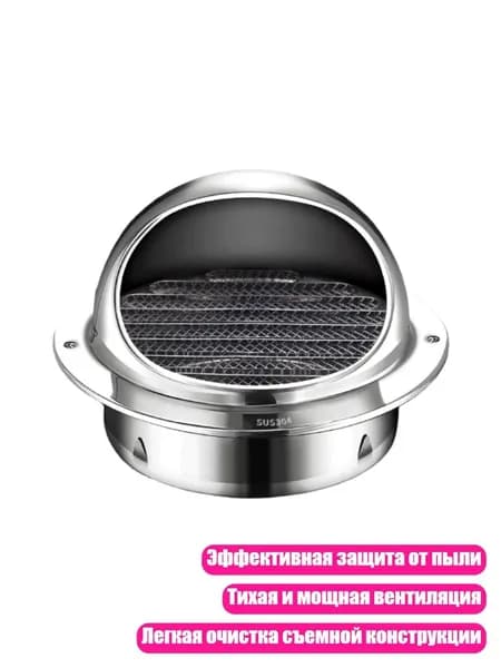 Вентиляционная решетка против пыли для эффективной циркуляции воздуха на кухне и в прачечной, - 130MM