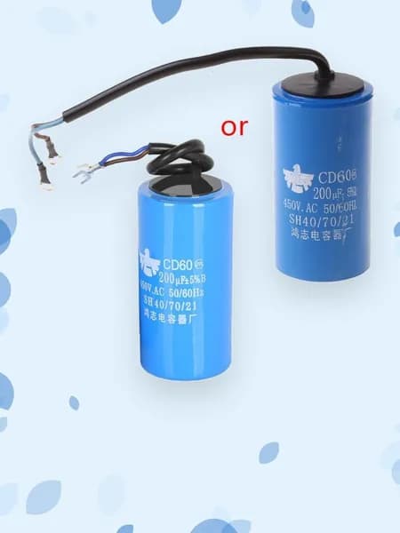Конденсатор пусковой CD60 200 мкФ 250-450В AC