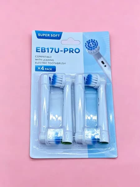 4 шт.Сменные насадки для электрических зубных щеток Oral-B, кроме моделей iO, Sonic и Pulsonic