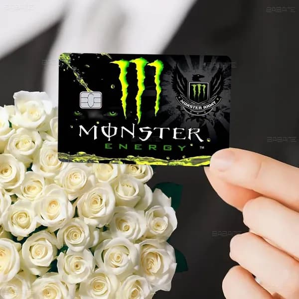 Монстр Энергия Monster Energy Card Stickers Наклейка для банковской карты