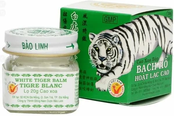 Бальзам "Белый Тигр" (White tiger balm) при суставных ,мышечных, головных болях, укусах насекомых 20 г