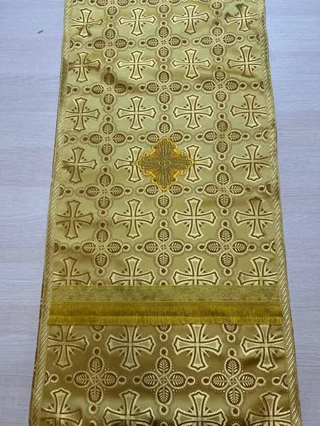 Аналойник длинный 220*45 см, церковная ткань, шелк