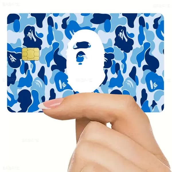 Модные люксовые бренды Bape Card Stickers Наклейка для банковской карты
