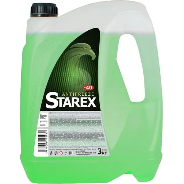 STAREX Антифриз до -40°С, 3 л