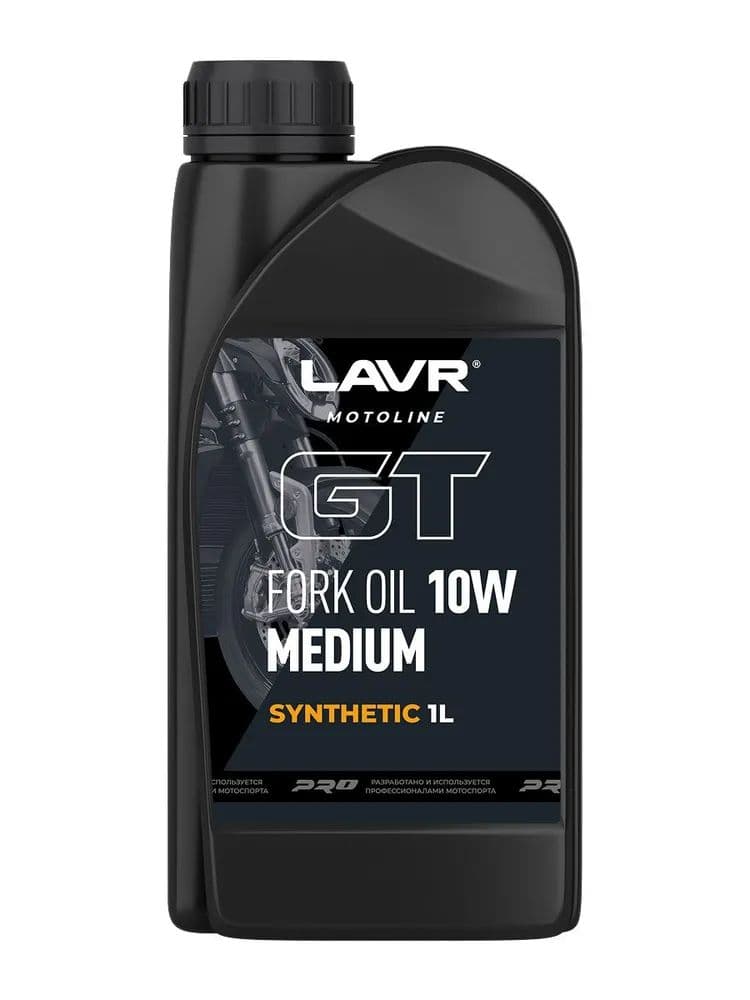 LAVR MOTO Вилочное масло GT Fork oil MEDIUM 10W, 1 л.