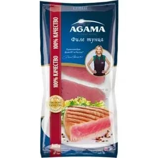 Тунец филе замороженное, Agama, 400 г