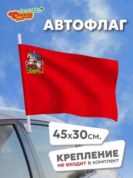 Флаг 45x30 Московская область