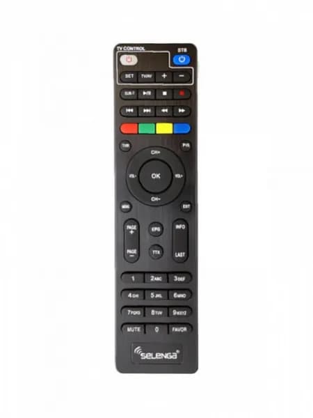 пульт DVB-T2 SELENGA для моделей T20D/T20DI/T42/T81D/HD950D с функцией обучения для ТВ