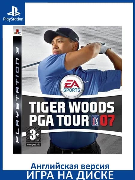 Игра Tiger Woods PGA Tour 07 PS3 Диск на PlayStation 3 Английская версия