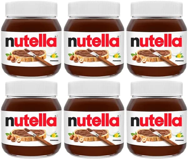 Nutella Паста ореховая с добавлением какао, 350г, 6 шт