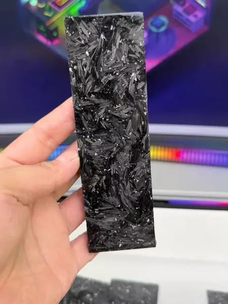 1 кусок накладки из углеродного волокна для держателя инструмента, 150*35*3 мм