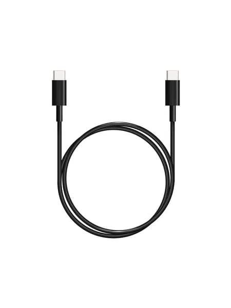 Bion Кабель для зарядки USB Type-C - USB Type-C 3A, 60W, USB 2.0, 1 м, черный BXP CCP USBC CMCM-1M-B