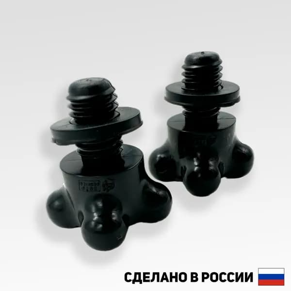 Пробка радиатора (барашек) сливная совместима с ВАЗ 2105-2115, Приора, Нива ( 2 шт. )