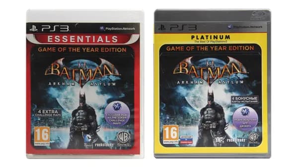 Batman Arkham Asylum Game Of The Year Edition (PS3, PL/ES) Винтаж