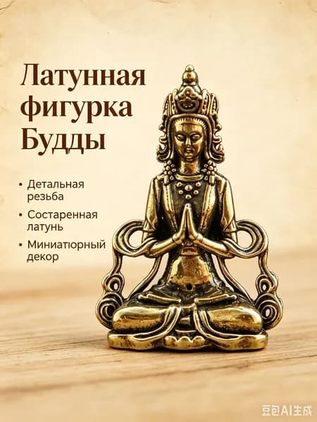 Статуэтка бронзовый, высота 3.71 см, длина  2.62 см