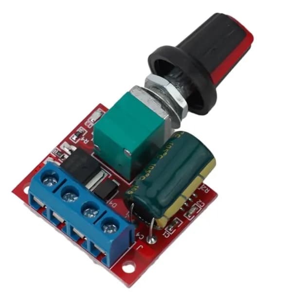 PWM регулятор скорости постоянного тока (5A переключатель 4.5V-35V)