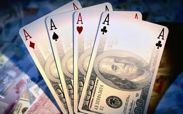 Карты игральные пластиковые, Dollar / Карты с рубашкой Доллар 109-28