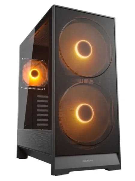 Компьютерный корпус Cougar Airface 180, ATX / Micro-ATX / Mini-ITX / CEB, USB Type-C, поддержка видеокарт до 340 мм, без блока питания