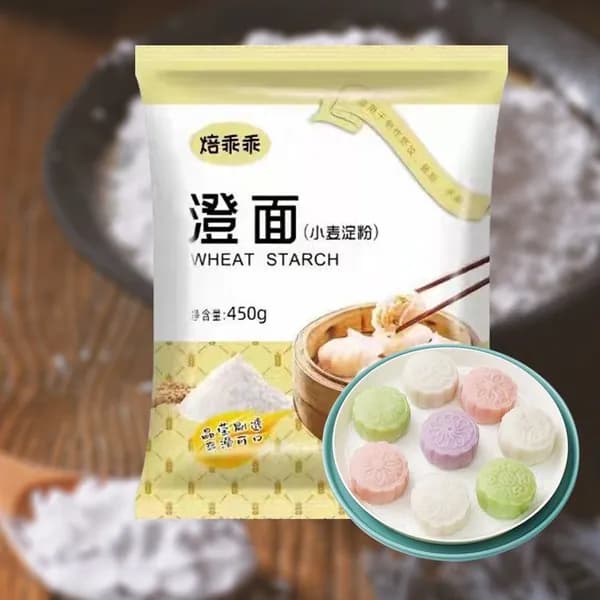 Пшеничный крахмал для рисовой лапши и хрустальных пельменей, мука для приготовления прозрачного теста, индивидуальное производство и брендирование OEM