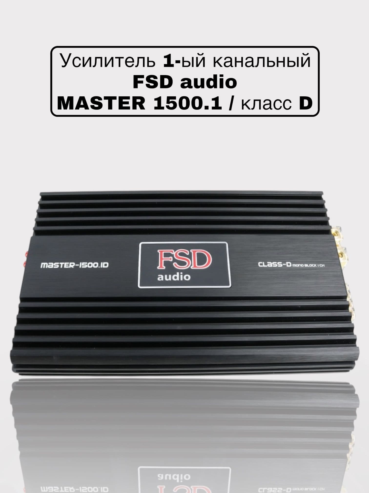 Усилитель 1-канальный FSD audio MASTER 1500.1 (моноблок)
