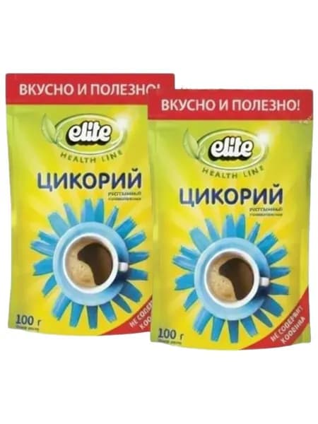 Цикорий растворимый Elite Health Line Strauss 100 гр. х 2 шт.