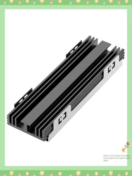 M.2 SSD NVMe Радиатор Твердотельный жесткий диск M2 2280 Алюминиевая прокладка радиатора совместим с 2230 NGFF NVME