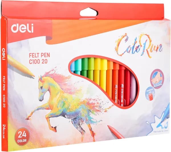 Фломастеры 24 цвета "ColoRun" (EC10020)