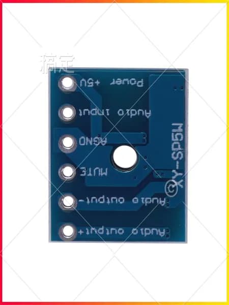 XY-SP5W 5128 Плата цифрового усилителя класса D 5 Вт Моно Модуль аудиоусилителя