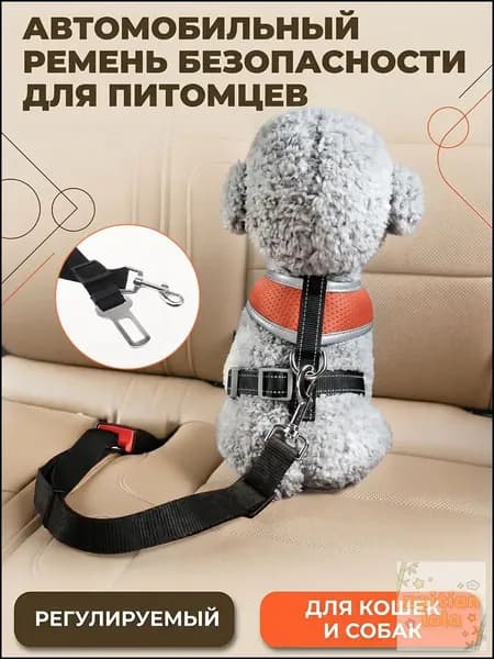 Ремень безопасности для собак в машину