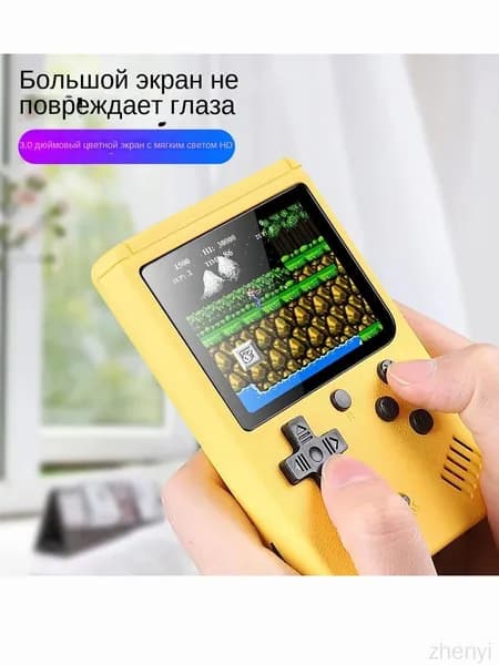 Консоль ретроигровая портативная, премиум, 500 встроенных игр, модель advanced player Boy Game