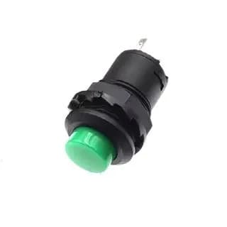 Кнопка с фиксацией DS-428/427 12MM, зелёная