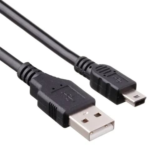 Кабель для мобильных устройств USB Am-miniB ExeGate EX-CC-USB2-AMminiBM5P-0.5 - 0.5м чёрный