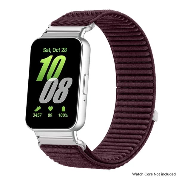 Нейлоновый плетеный ремешок Для Samsung Galaxy Fit3 , Дышащий спортивный ремешок Для Samsung Fit 3, липучка
