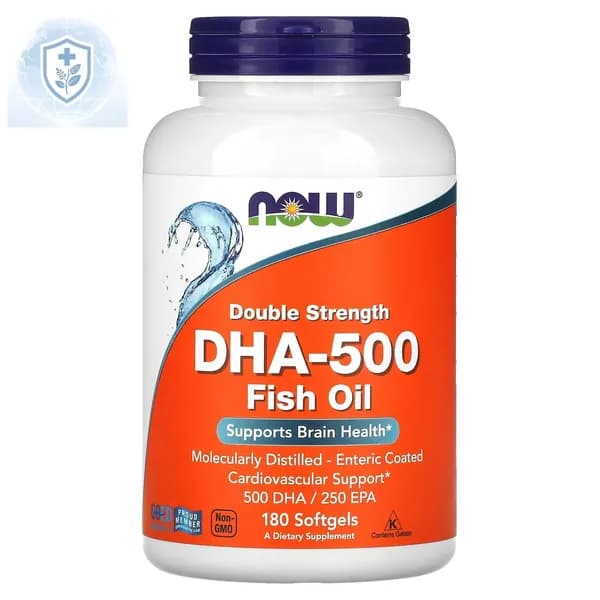 NOW Foods, Двойная концентрация DHA-500, 180 мягких капсул