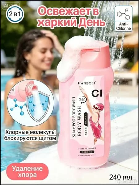 Средство для душа, гель, 240.1 мл