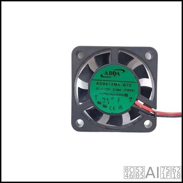 AD0412MX-G70 ADDA 4010 DC12V 0.08A Гидравлический подшипник немой охлаждающий вентилятор
