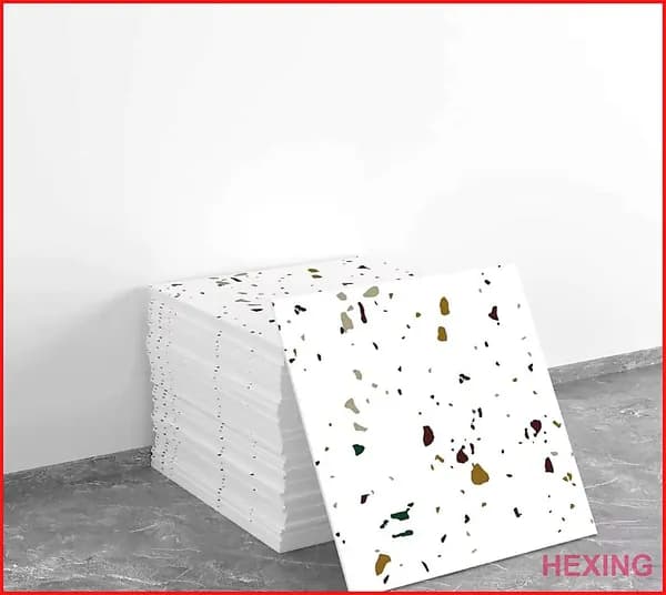 Эксклюзивные моющиеся обои для кухни 30x30 см с фольгой, 10 самоклеющихся панелей