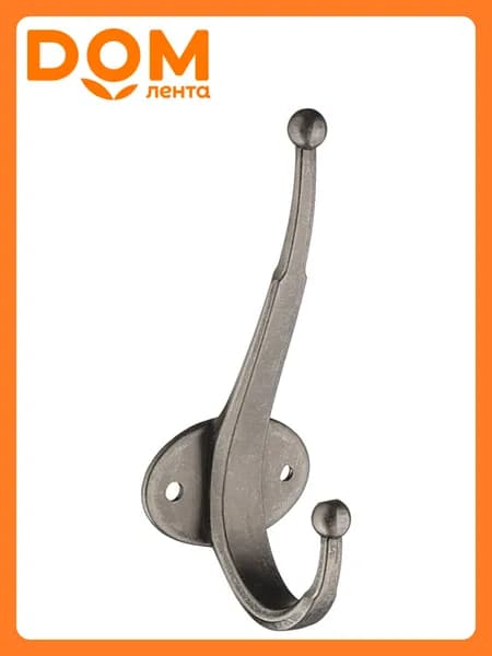 Крючок мебельный KERRON Hooks KR 0320 BAZ двойной серый