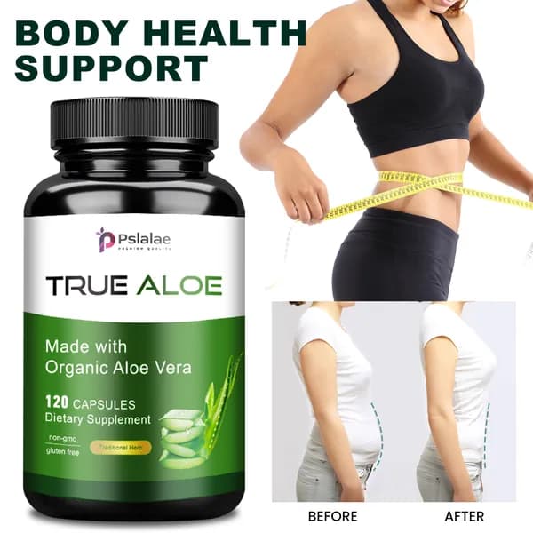 Капсулы Pslalae True Aloe Organic Aloe разработаны для поддержания здоровья пищеварительной системы, комфорта кишечника, функции суставов и кожи.