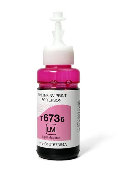 Чернила NV PRINT T6736 (C13T67364A) для Epson L800, L805, L810, L8158, L850, L1800 (70 ml) светло-пурпурные совместимые