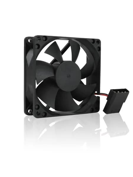 Вентилятор для корпуса Foxline FL-F80M, 80 мм, 1500 об/мин, 18.5 дБ, CFM 14.55, 4-pin Molex, подшипник скольжения